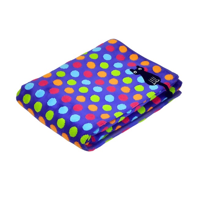 serviette de bain japonaise à pois Atsuko Matano serviette de bain japonaise bleue en éponge 100% coton à pois Atsuko Matano