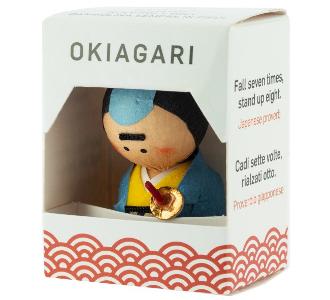 culbuto japonais okiagari samourai papier washi