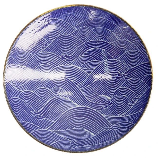 Bol japonais bleu Seigaiha bol japonais bleu motif Seigaiha