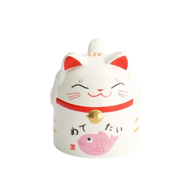 Mug Maneki Neko rose – céramique japonaise kawaii Mug japonais Maneki Neko rose – céramique kawaii 350 ml
