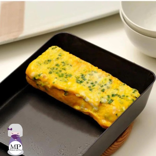 Poêle japonaise rectangulaire Tamagoyaki 19x13 cm – fabriquée au Japon