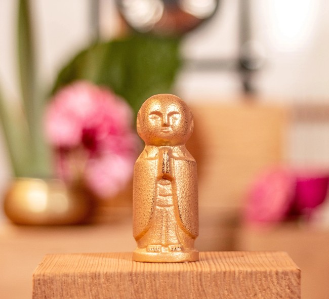 statue bouddha jizo dore presse papiers japon