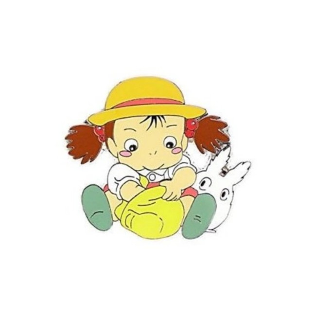 Magnet Mei et petit Totoro blanc – Mon voisin Totoro – Studio Ghibli Magnet Mei et petit Totoro blanc Mon voisin Totoro Studio Ghibli