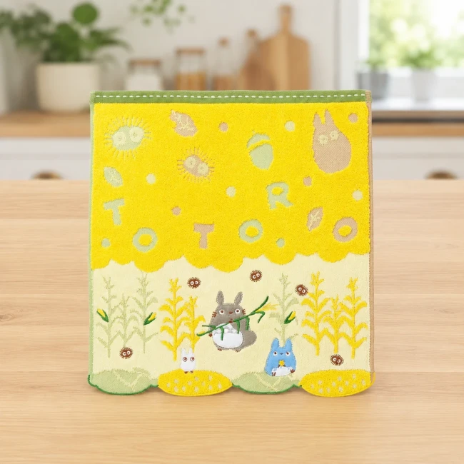 Mini serviette Totoro maïs en coton 34x35 cm Studio Ghibli Modern and Past
