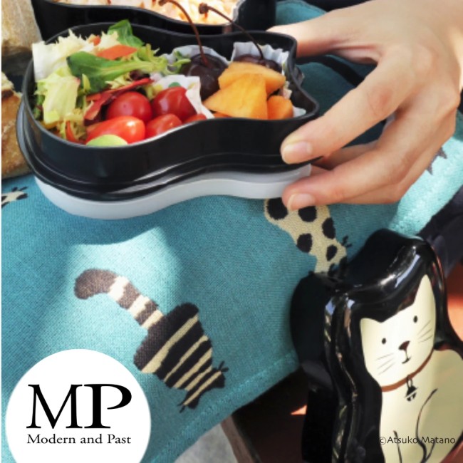 bento japonais vert Chat Neko Atsuko Matano