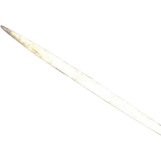 Pic à cheveux japonais en métal – Motif indien