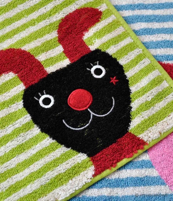 Mini serviette japonaise Bunny ST couleur vert – Atsuko Matano mini serviette japonaise Bunny ST verte Atsuko Matano