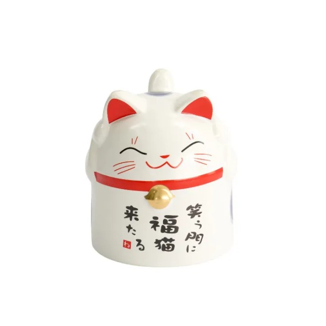 Mug Maneki Neko bleu – céramique japonaise kawaii Mug japonais Maneki Neko bleu – céramique kawaii 350 ml