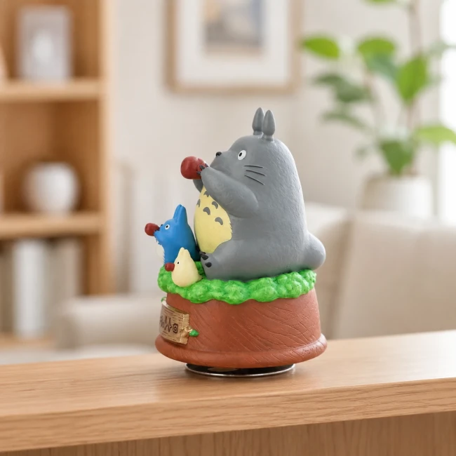 Grande statue musicale Totoro à l’ocarina Studio Ghibli Modern and Past