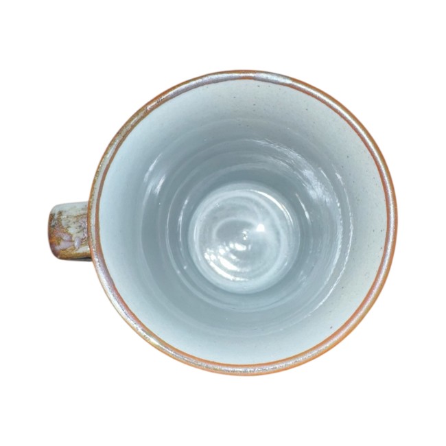 grand mug japonais asanoha grès bleu 730 ml