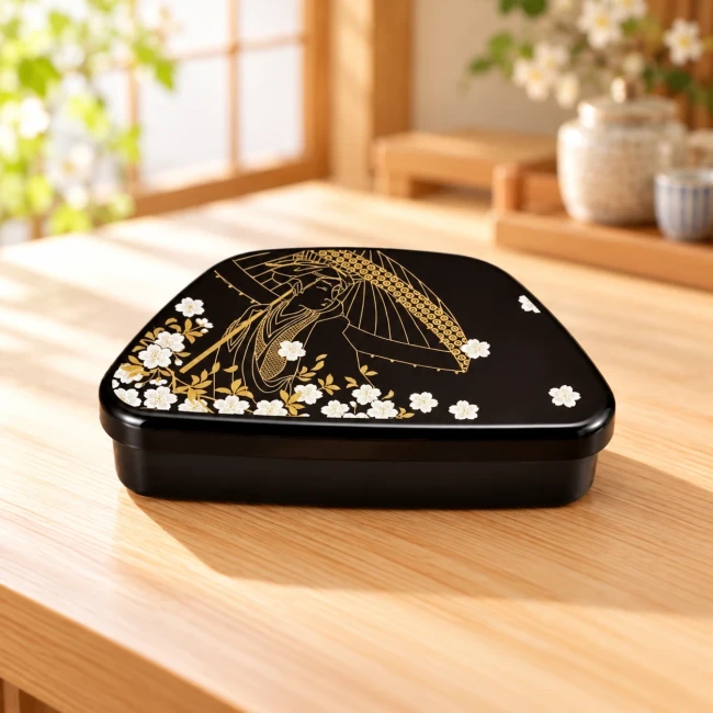 Bento japonais Onigiri Fuji Femme à l’ombrelle 460 ml
