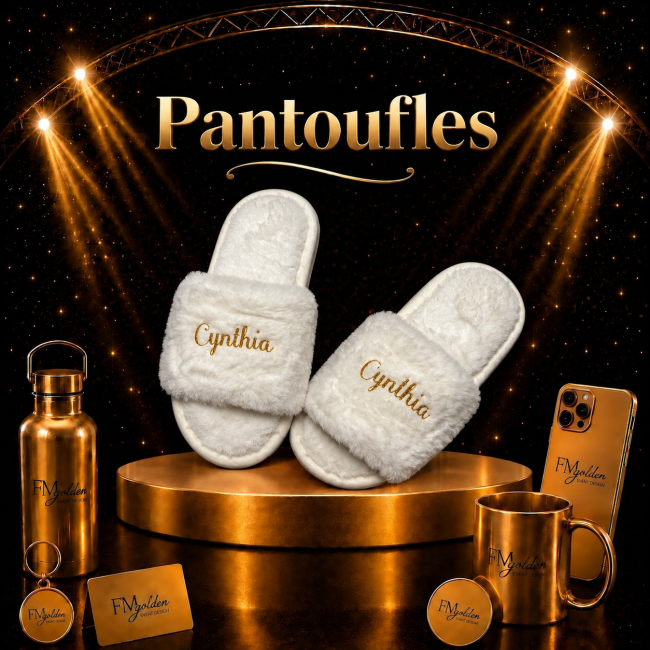 Pantoufles personnalisée