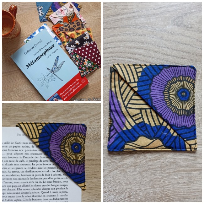 Marque page wax africain