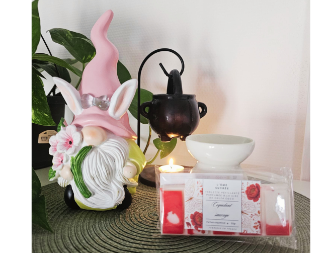 Tablette fondant parfumée – Coquelicot Sauvage