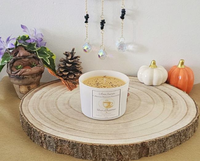 Bougie Découverte Élixir d’Automne parfum Thé Chaï Latte 130 g