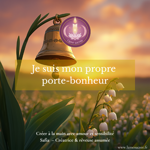 carte mantra muguet Carte mantra Clochette de Mai je suis alignée porte-bonheur