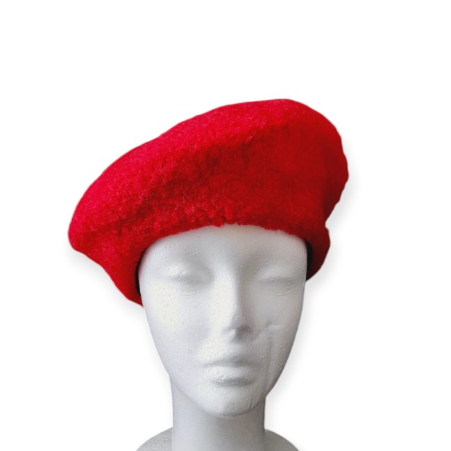 jy211 beret maille bouclettes rouge-3