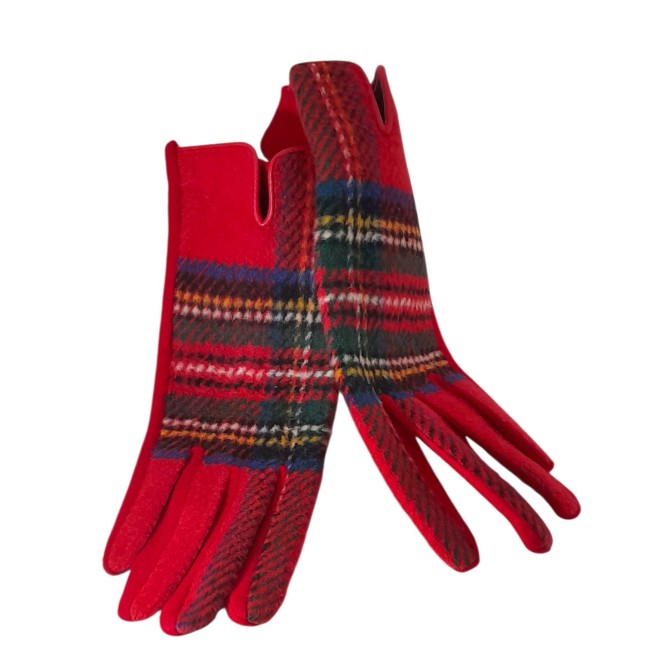 gants écossais rouge 2