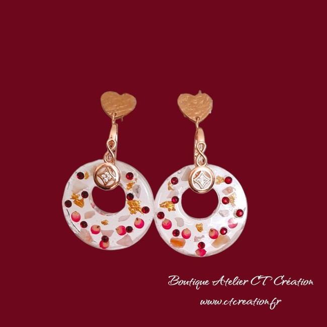 BO Résine tranparence inclusion fleur séchées 3