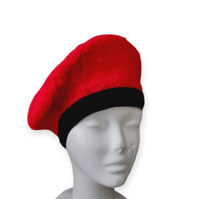 jy211 beret maille bouclettes rouge-1