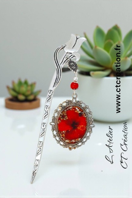 TULIPE HIBISCUS Marque page 2