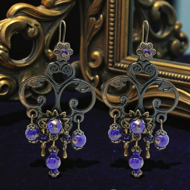 mashan violet poudre d'or