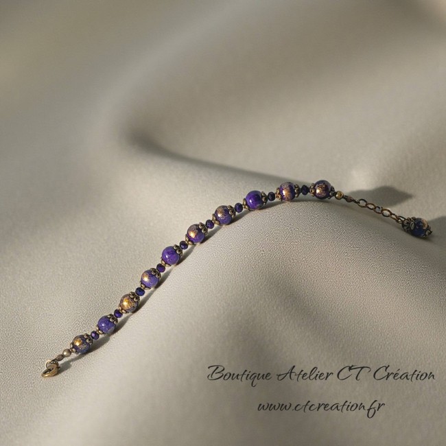 mashan violet poudre d'or 3