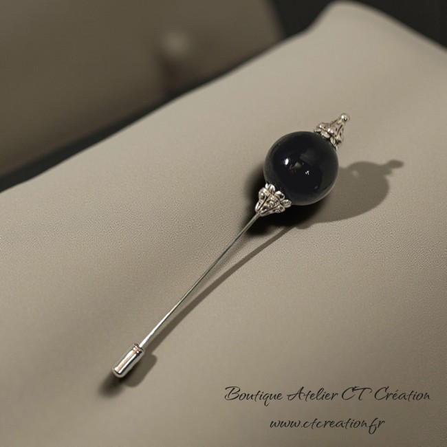 Onyx 20mm fibule 9cm 2