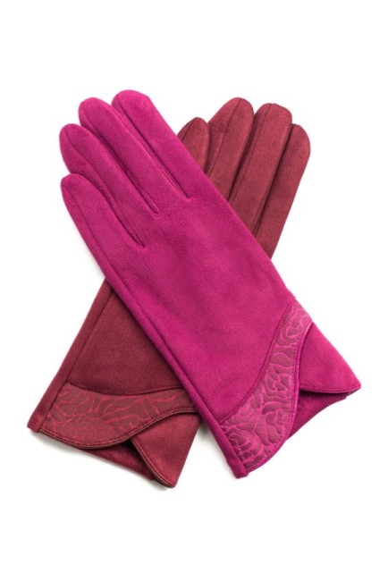 gants vague suedine