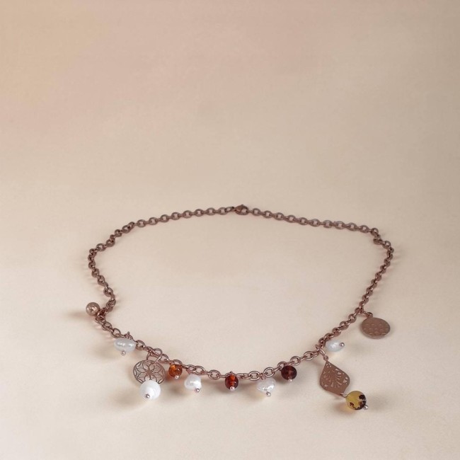Collier Ambre et Nacre 3