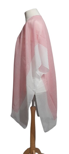 paréo rayé rose 3