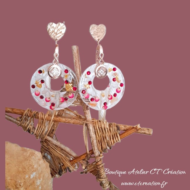 BO Résine tranparence inclusion fleur séchées 2