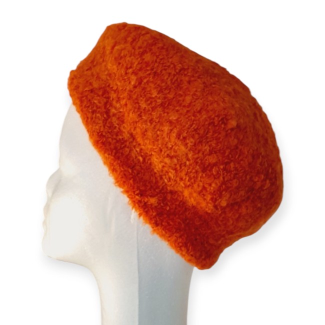 jy211 beret maille bouclettes mandarine-2