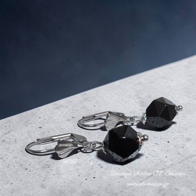 Obsidienne etoile facettes