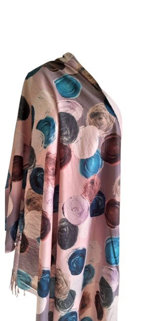 x709 foulard cercle rose - 2