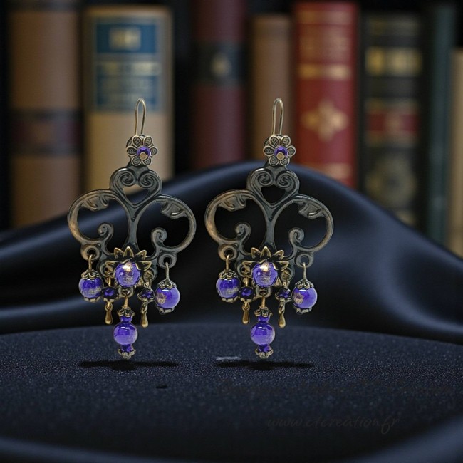 mashan violet poudre d'or 2