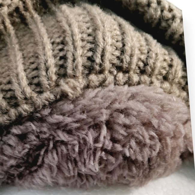 beret fantaisies doublé polaire chamoix