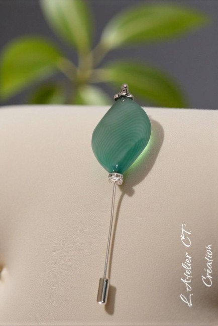 Agate verte vague