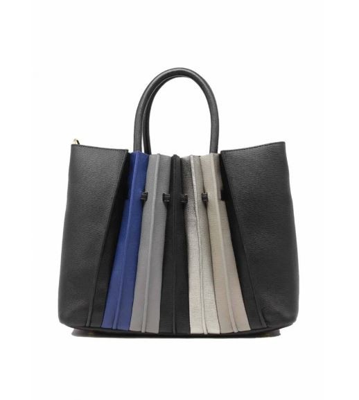 sac soufflets déclinaison de bleu