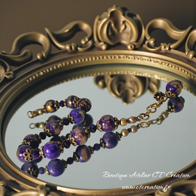 mashan violet poudre d'or 4