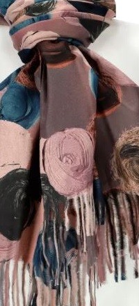 x709 foulard cercle rose - Copie