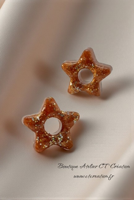 Etoiles dorées pailletées 2