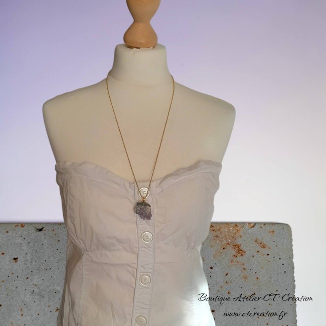 Druze améthyste 28.7 x 26.5mm 4