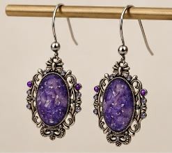 Cabochons violine 2