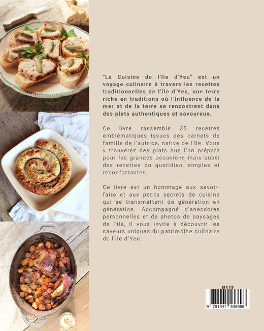 La Cuisine de l'Ile d'Yeu - 4ème de couverture