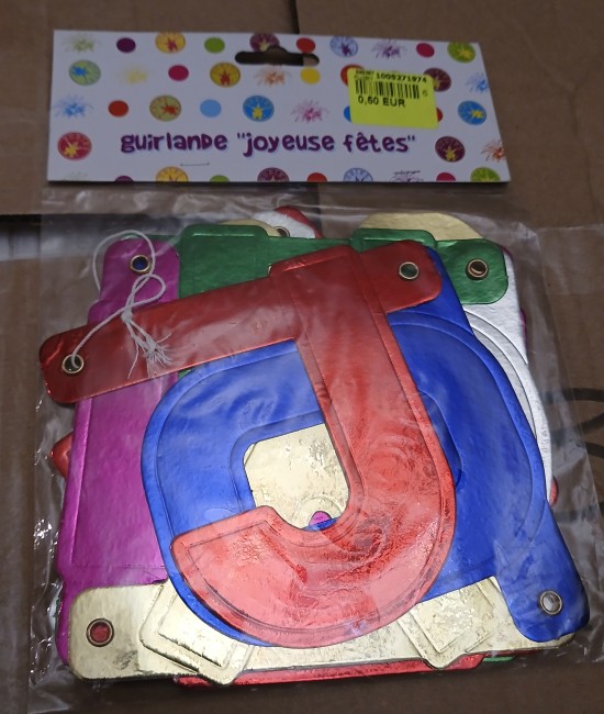 Guirlande joyeuse fetes