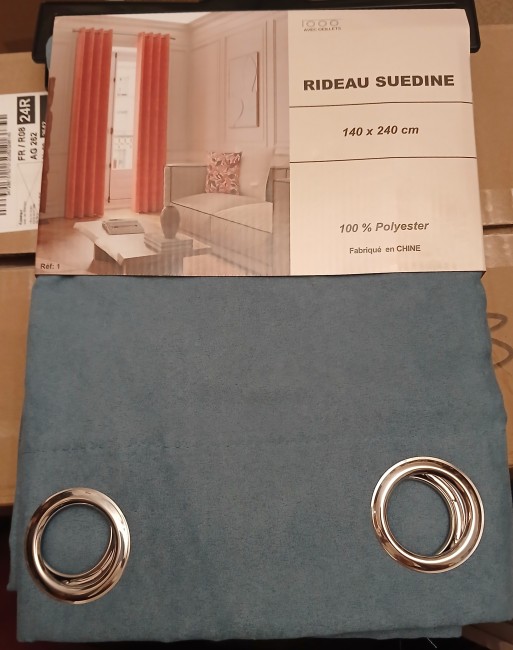 Rideau suedine