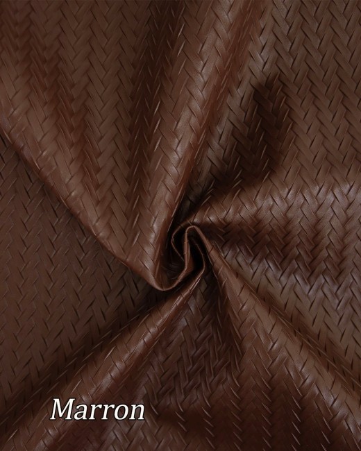 Simili à chevrons coloris marron