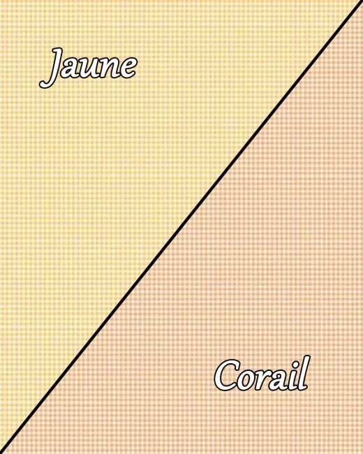tissu coton mini vichy jaune ou corail makower uk