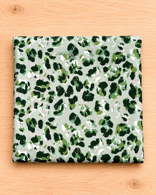 Coupon Coton Léopard Vert